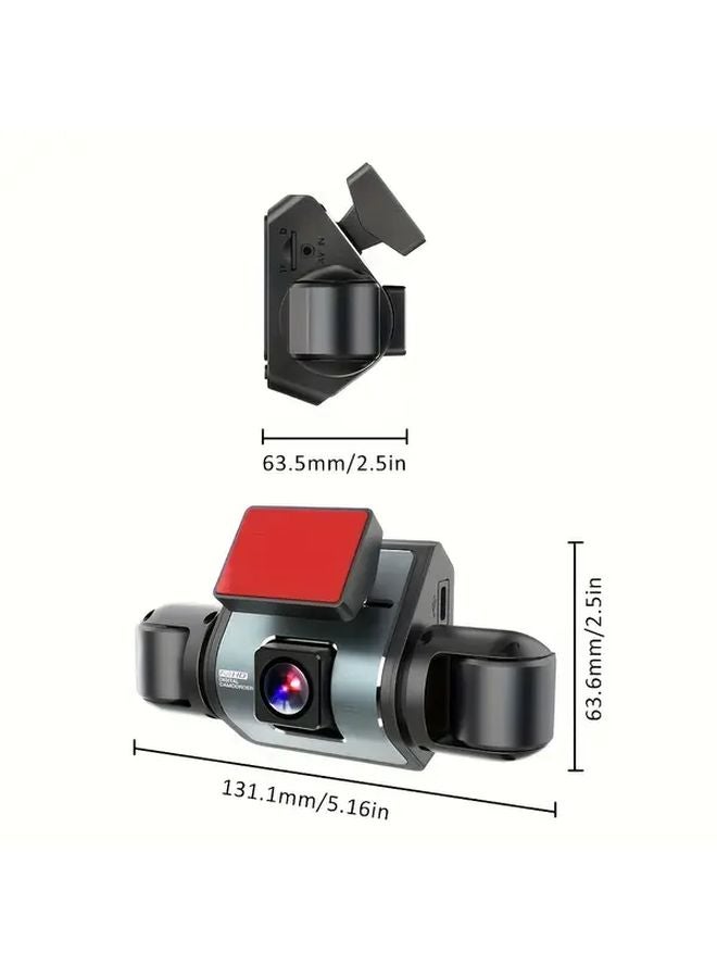 4 Channel 1080P HD Car Recorder With 32GB Card Night Vision Parking Monitor - Image 2